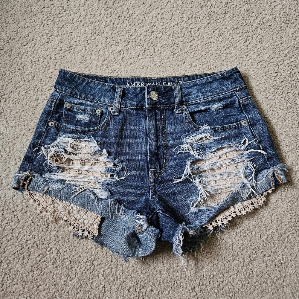 American Eagle AE High Rise Festival Shorts 2